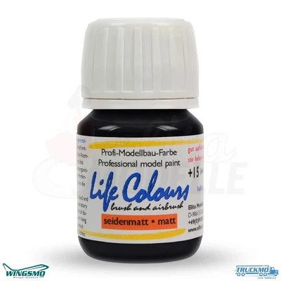 ELITA MODELLE Elita Farben Life Colours RAL 9005 Tiefschwarz 15ml seidenmatt 59005_EF