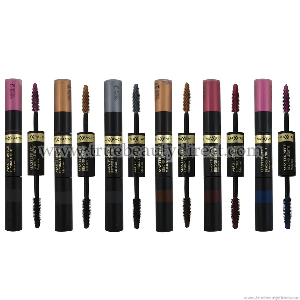 MAX FACTOR MASTERPIECE BEYOND LENGTH MASCARA LENGTHENING & COLOUR VARIOUS NEW - Image 1 of 1