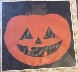 Vtg Rare Patch Press PUMPKIN DOOR DECORATION Applique Quilt 1978 Pattern - Picture 1 of 3
