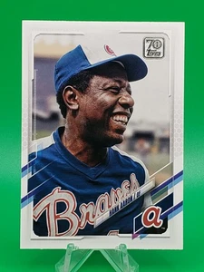 Variación de fotos Topps Serie 2 2021 Sp #472 Hank Aaron Atlanta Braves - Imagen 1 de 2