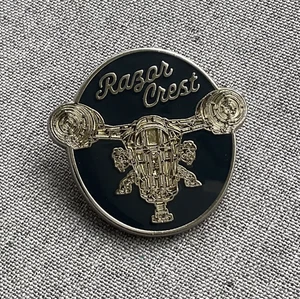 Star Wars Pin Badge Razor Crest Ship Mandalorian Brooch TV Series - Foto 1 di 2