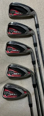 Juego de hierros Callaway RAZR X HL 4,5,6,8,9 (no 7) Memphis 10 ejes de acero - ¡Bonito! Foto 1 de 3