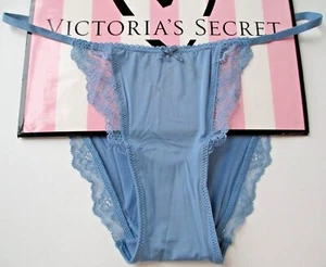 VICTORIA'S SECRET DREAM ANGELS String Bikini Panty S M L XL Faded Denim Blue VS - Picture 1 of 5