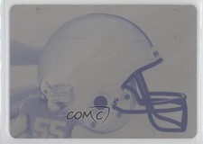 2011 Leaf Ultimate Draft Printing Plate Black 1/1 Casey Matthews Rookie RC 4mt