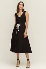 NWT RRP $450 Lover The Label Eden Midi Dress Size 12 Black FREE POST 