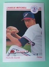1991 Line Drive AAA #260 Charlie Mitchell - Nashville Sounds 