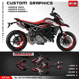 SuperMoto Custom Decal Graphics for Hypermotard 950 2019 2020 2021 2022 2023 - Afbeelding 1 van 17