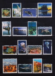 OFF paper #5713a-p National Marine Sanctuaries(used set of 16)Forever 2022_f360 - Picture 1 of 1