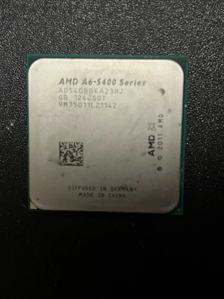 AMD A6-5400 Duo Core 3.6GHZ SOCKET FM2 CPU AD540BOKA23HJ Tested working - Image 1 of 1