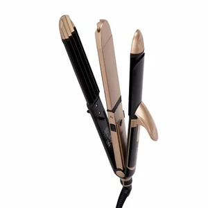 VEGA 3 in 1 Hair Styler, Straightener, Curler & Crimper Black - Picture 1 of 5