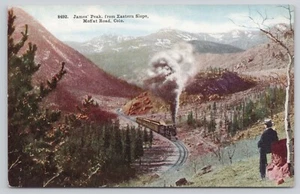 James Peak von Eastern Slope Moffat Road Zug Eisenbahn Colorado CO Postkarte - Bild 1 von 2