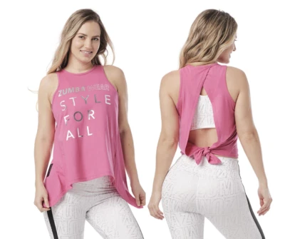 Tanque suelto estilo Zumba - Tanque trasero abierto - Rosa impactante ~ XS S ~ ¡Nuevo! Envío gratis Foto 1 de 4