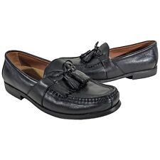 Johnston Murphy Aragon 2 II Mens Black Fringe Tassel Loafers Size 8.5 M 20 0593