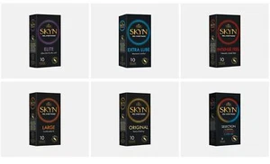 Skyn Condoms - Elite Ultra Thin, Extra Lube, Intense, Large, Original - Multibuy