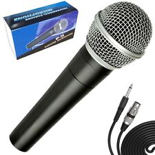 Professional Dynamic Karaoke Vocal Microphone with 5m XLR-JACK Cable. Metal Body