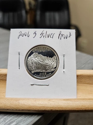 2006 S Colorado Silver Proof State Washington Quarter Cover