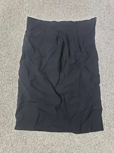 Escada Womens Wool Pencil Skirt 42 Black Wool Zipper Lined - Picture 1 of 11