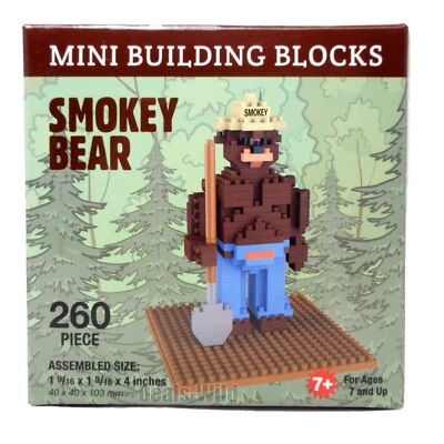 Smokey Bear Mini Building Blocks 260 pieces Assembling Toy - Image 1 of 4