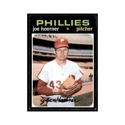 1971 Topps Joe Hoerner Baseball Cards #166 - Image 1 of 3