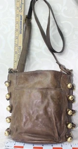 SHIH by Stephanie Lin Leather Shoulder with Brass Tone Hardware - Picture 1 of 6