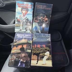 Bruce Lee VHS Lot 2 NEW Sealed Rare Kung-Fu Movies Dragon Hero Myth Mania. Read - Picture 1 of 9