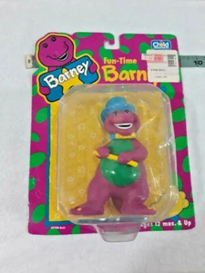 VTG Barney Dinosaur Fun Time Toy Figure Child Dimension Cake Topper - Picture 1 of 5