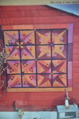 Crazy Rays quilt pattern #302 The Buggy Barn, 56.5" x 56.5" - Image 1 of 2