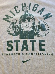 Michigan State University Spartans Strength and Conditioning Nike XL - Picture 1 of 6