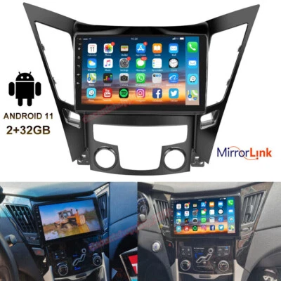 For 2011-2015 Hyundai Sonata Android 11 Touch Screen Car Stereo Radio GPS Navi - Image 1 of 4