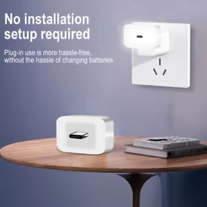 Smart Voice-Activated Nightlight With USB-C Connector, 12 Patch Leds, Kitchen - Picture 1 of 21