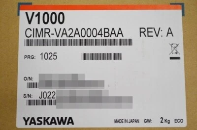 YASKAWA CIMR-VA2A0004BAA Inverter V1000  3-phase New Unused Stored - Image 1 of 4