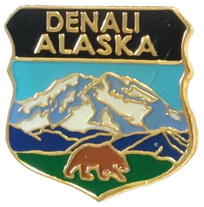 Spilla da bavero Denali, Alaska (Mount Mckinley America's Tallest Peak) - Foto 1 di 2