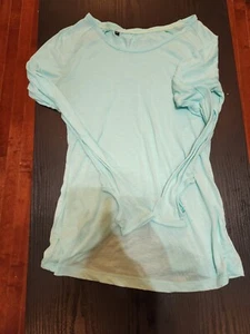 Gymshark Cotton Blend Long Sleeve Top Med - Picture 1 of 3