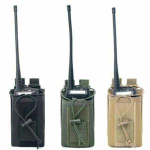 1000D Nylon Tactical Molle Walkie Talkie Bag Radio Pouch Magazine Holder Case - Picture 1 of 16