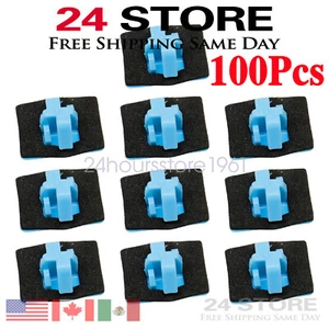 100Pcs For KIA Sportage 04-17 Soul 14-17 Rocker Panel Retainer Moulding Clips - Picture 1 of 9