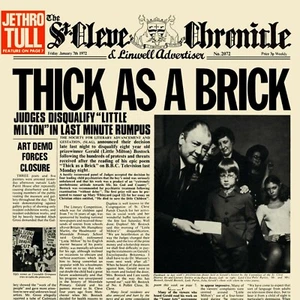 JETHRO TULL Thick as a Brick BANNER 3x3 Ft Fabric Poster Tapestry Flag album art - Picture 1 of 3