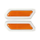 Pair Front Bumper Side Marker Light Reflector Yellow For Audi Q5 / SQ5 2018-2020 Audi Q5