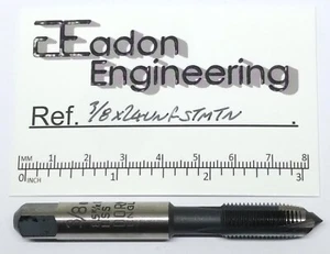 3/8" x 24TPI UNF (Unified National Fine) Spiral Point Machine Tap, HSS. - Picture 1 of 14