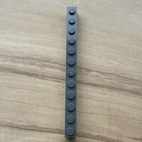 LEGO Piece:  1 Dark Bluish Gray Brick 1 x 12 (6112)