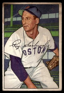 1952 Bowman Ray Scarborough Boston Red Sox #140 - Foto 1 di 2