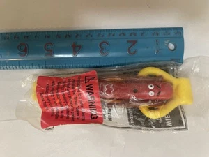 Vintage 2000 Wienerschnitzel Hot Dog Scared Antena Topper sealed Sammlerstück NEU - Bild 1 von 5