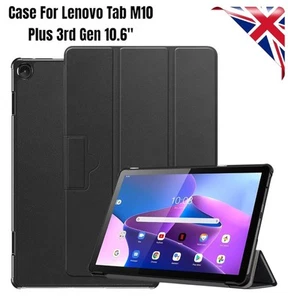 Lenovo Tab M10 Plus 3rd Gen Tablet Case 10.6 Inch 2022, Slim Tri-Fold Stand - Picture 1 of 8