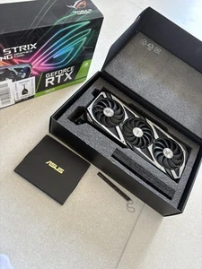 NVIDIA GeForce RTX 3070 OC 8GB ASUS ROG STRIX Grafikkarte+ OVP / NEUWERTIG - Bild 1 von 17