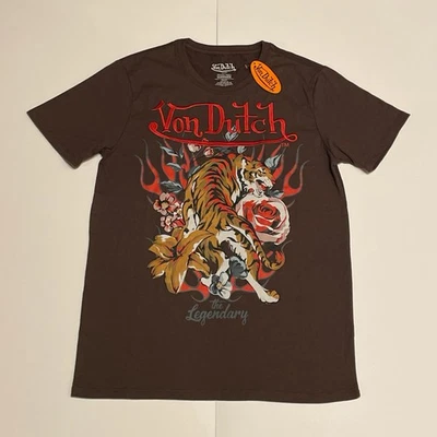 VON DUTCH GRAPHIC T SHIRT (SMALL) - Image 1 of 4