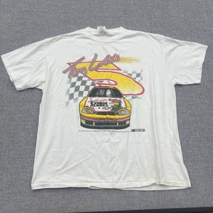 Vintage Nascar Terry Labonte Shirt XL weiß 1998 Kelloggs Corn Flakes *Punkt - Bild 1 von 10