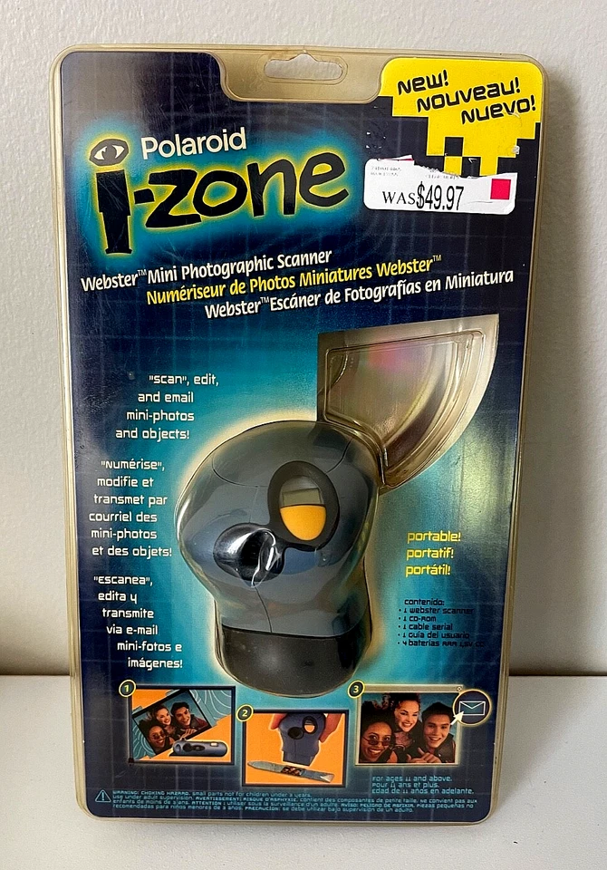 Polaroid i-Zone Webster Mini Photographic Scanner-SEALED! - Image 1 of 4