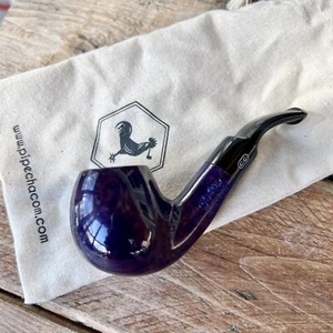 Chacom Reybert 1926 Smooth Blue Briar Tobacco Pipe France - New - Picture 1 of 7
