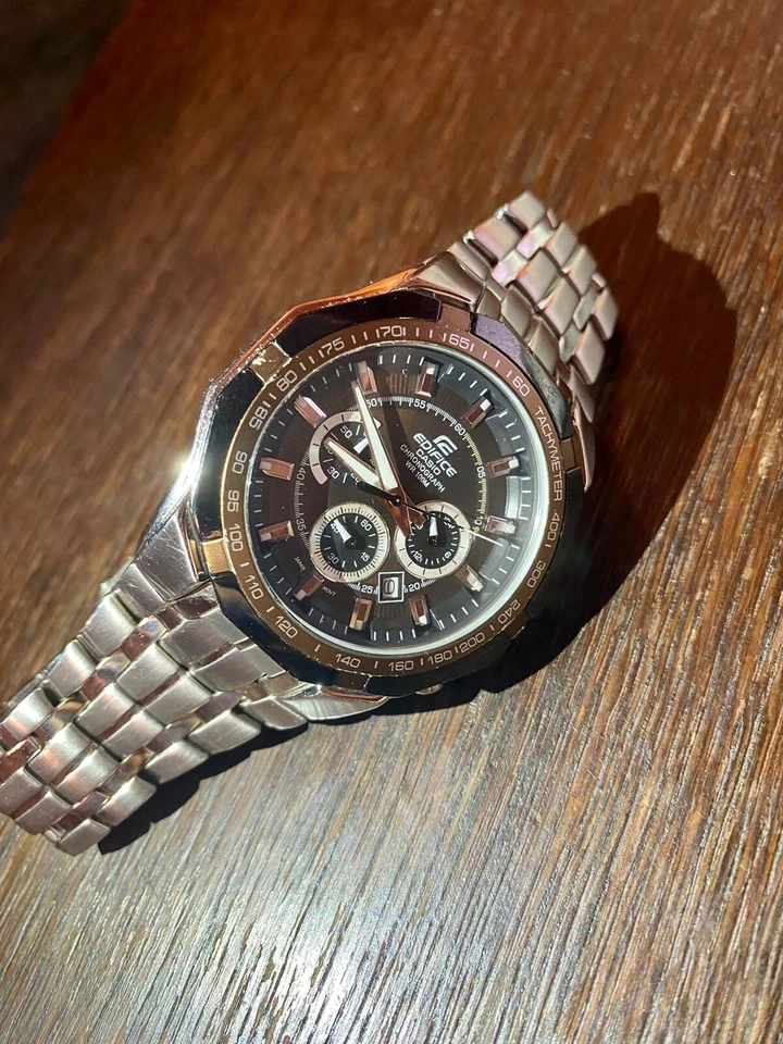 CASIO EDIFICE CHRONOGRAPH WR 100m - Bild 1 von 4
