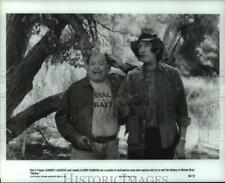 1986 Press Photo Sidney Lassick and Larry Hankin in comedy film "Ratboy"
