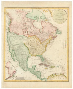 Charte Von Nord America Entworfen und gezeichnet von C.G. Reichard… - Picture 1 of 1